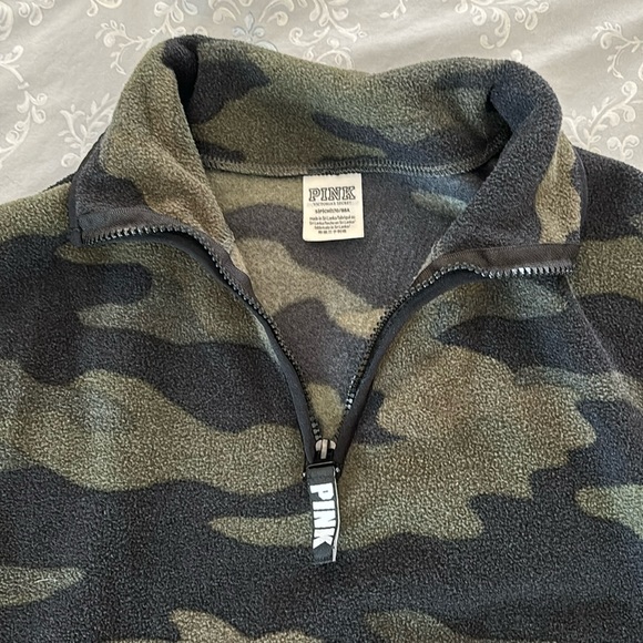 Pink Crop Camp Sweatshirt - Picture 2 of 6